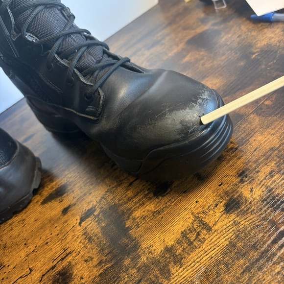 5.11 Tactical‎ ATAC 8" Storm Boots Mens Sz 11 Black Side Zip Military Tactical - Picture 9 of 13